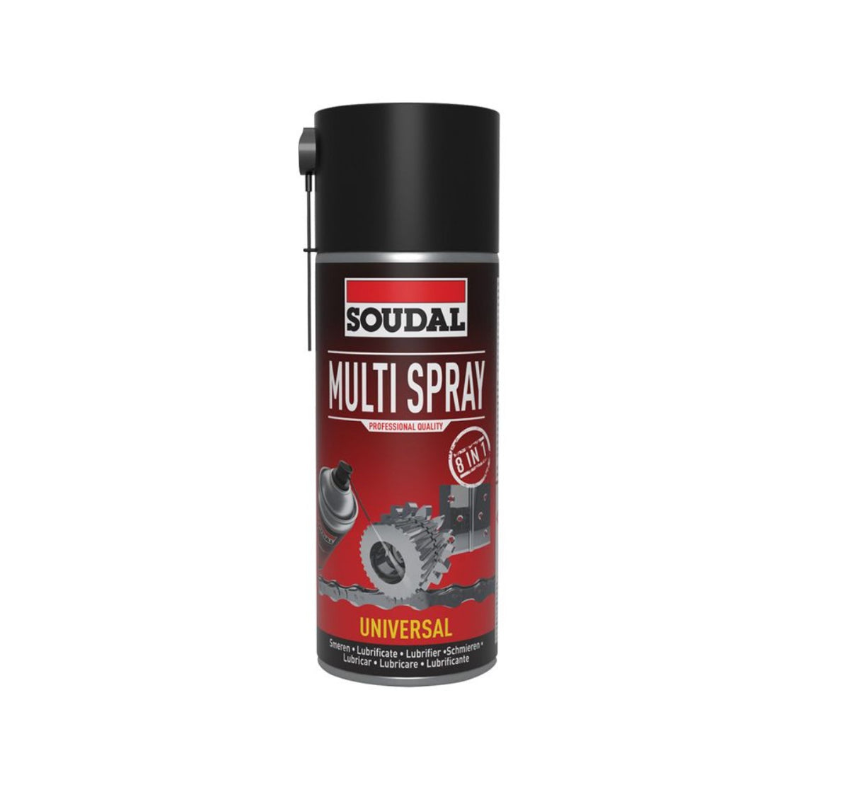 Soudal Multi Spray 500ml – 8-in-1 Lubricant & Maintenance Spray