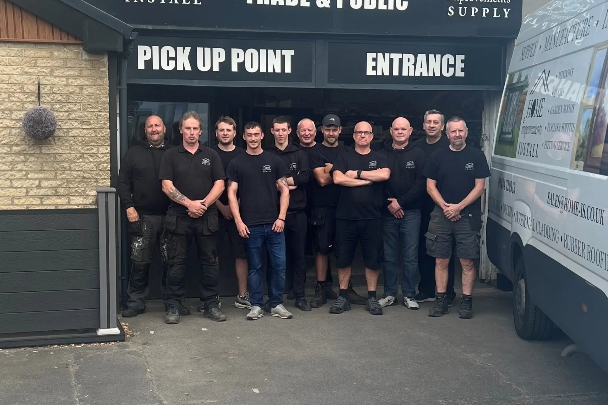 Image of The staff at home improvements ltd