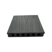 Dual woodgrain finish on SixCore capped composite decking - Stone Grey