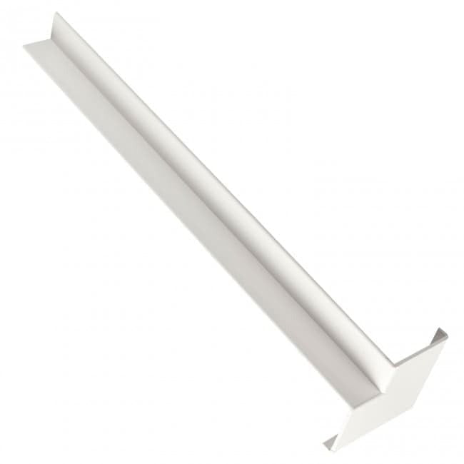White internal corner for fascia boards.