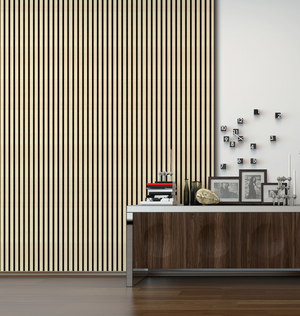 Zest Acoustic Slat Wall Panels – 600mm x 2600mm x 18mm