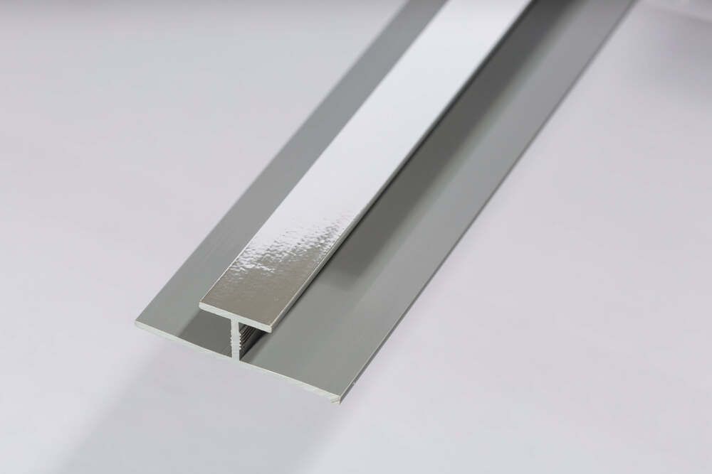 10mm Joining Trim H - Section Chrome 2.4m