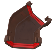 Freeflow Square Gutter 135° Angle Corner