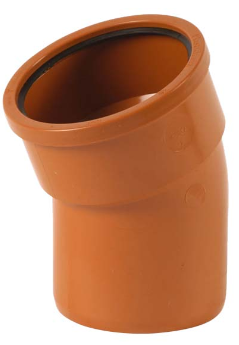 Underground Single Socket Bends - 110mm