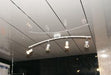 White And Chrome Thin Strip Ceiling Cladding 2.6m x 200mm x 10mm - Home Improvement Supplies Ltd