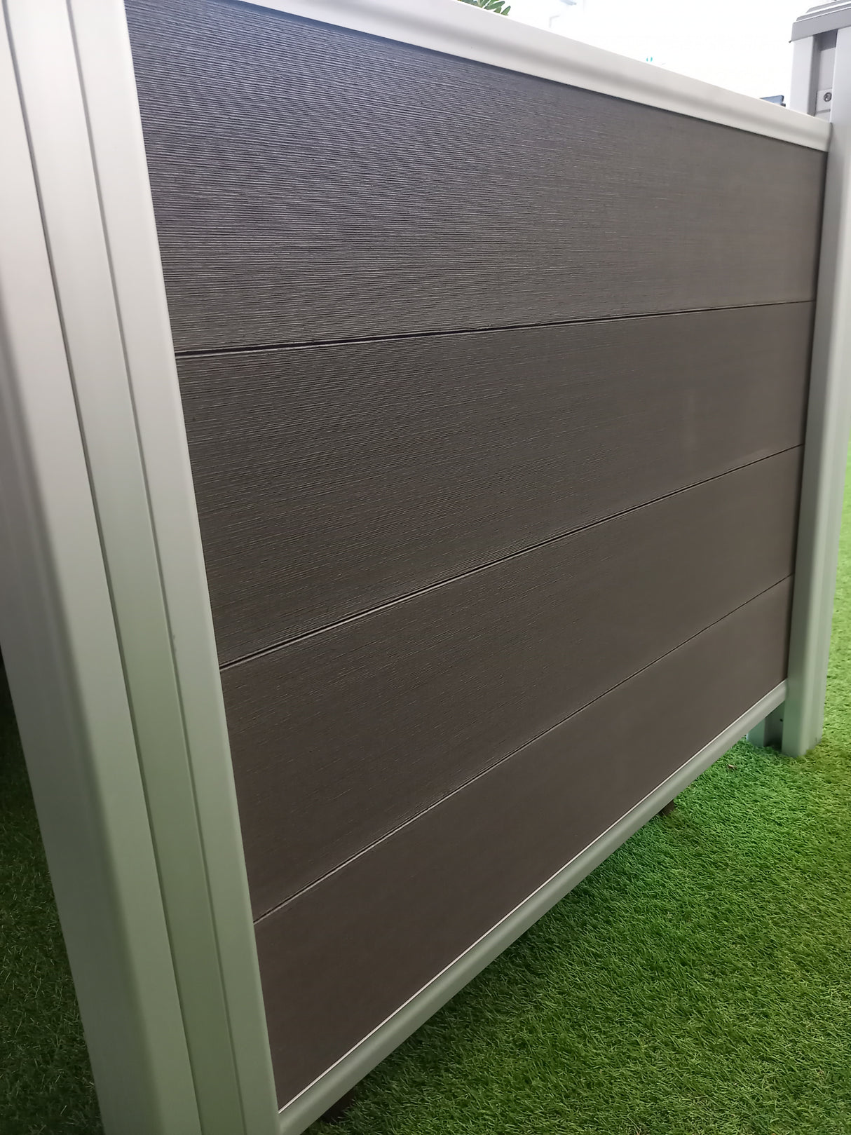 Clearance!! Aluminium Post Only - Anthracite Grey 2.4m