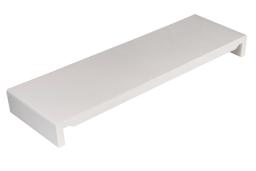 White Square Fascia Board 405mm x 5m x 16mm