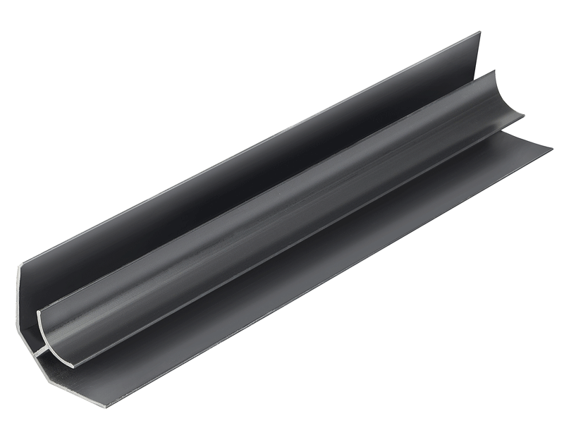 5mm Internal Corner Trim - Black 2.6m