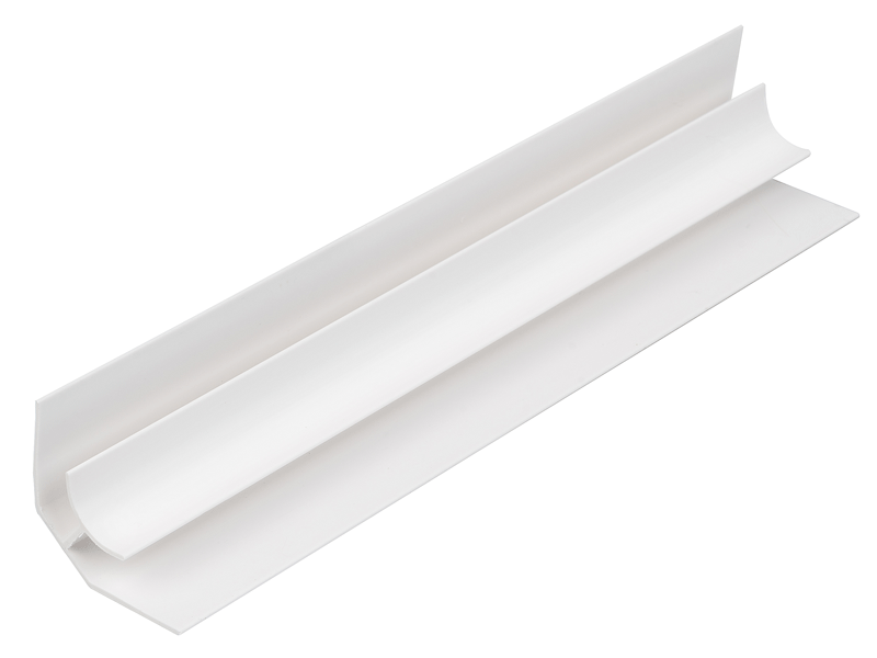 5mm Internal Corner Trim - White 2.6m