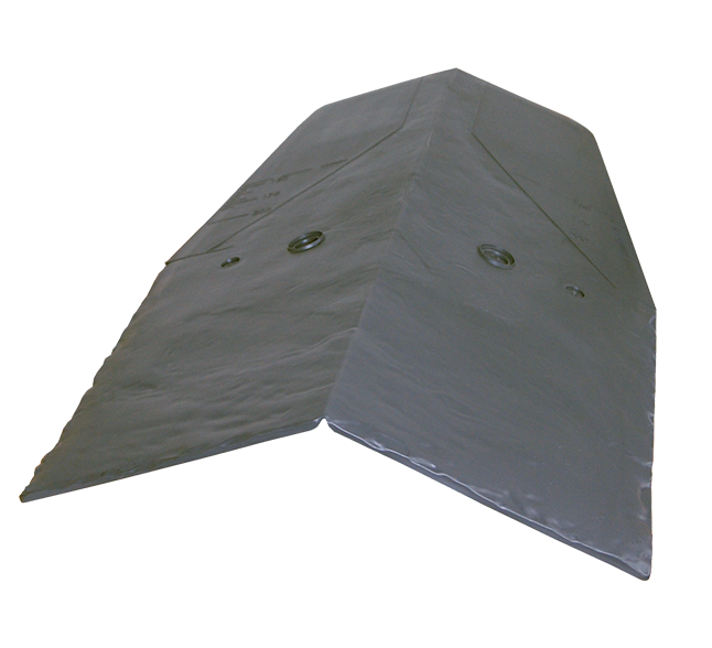 Grey Roof Ridge Tile 450mm x 155mm x 155mm