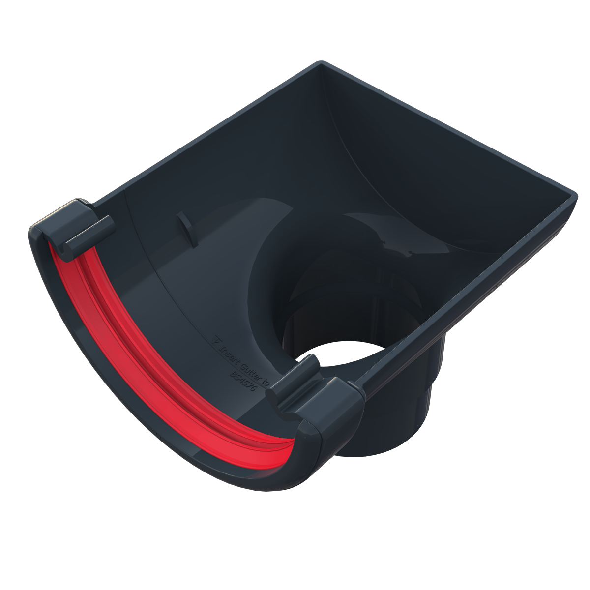 Freeflow Half Round Stop End Outlet
