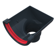 Freeflow Half Round Stop End Outlet