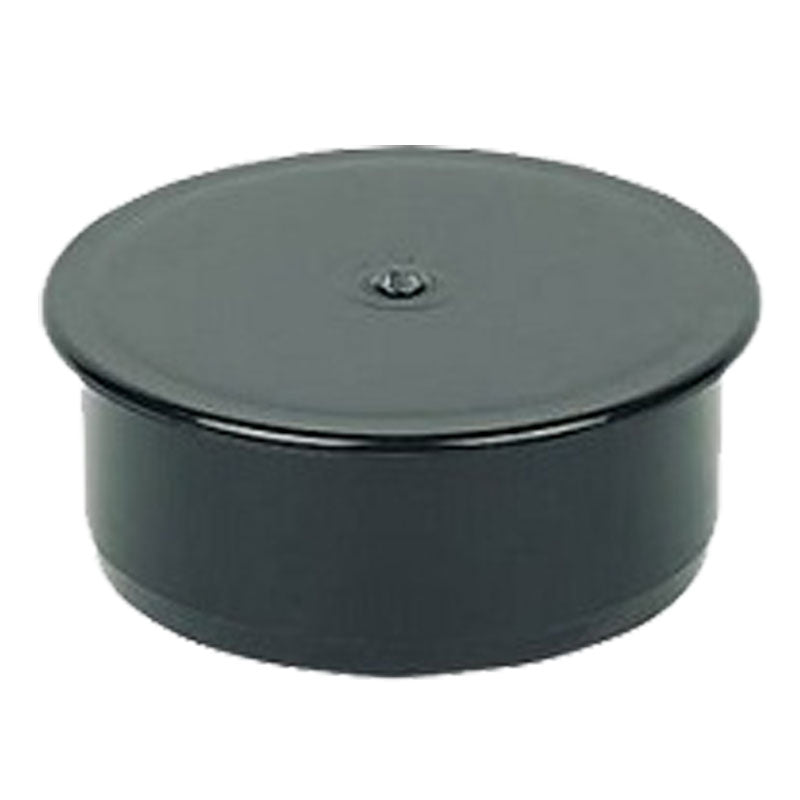 Black Soil Pipe Socket Plug 110mm
