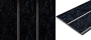 Black Marble and Double Chrome Strip 2.7mtrs