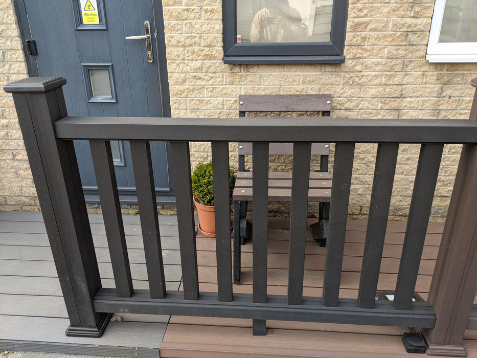 Balustrade Railing System 1500mm - Black