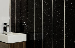 Black Diamond and Double Chrome Strip - 2.7mtrs x 250mm x 8mm
