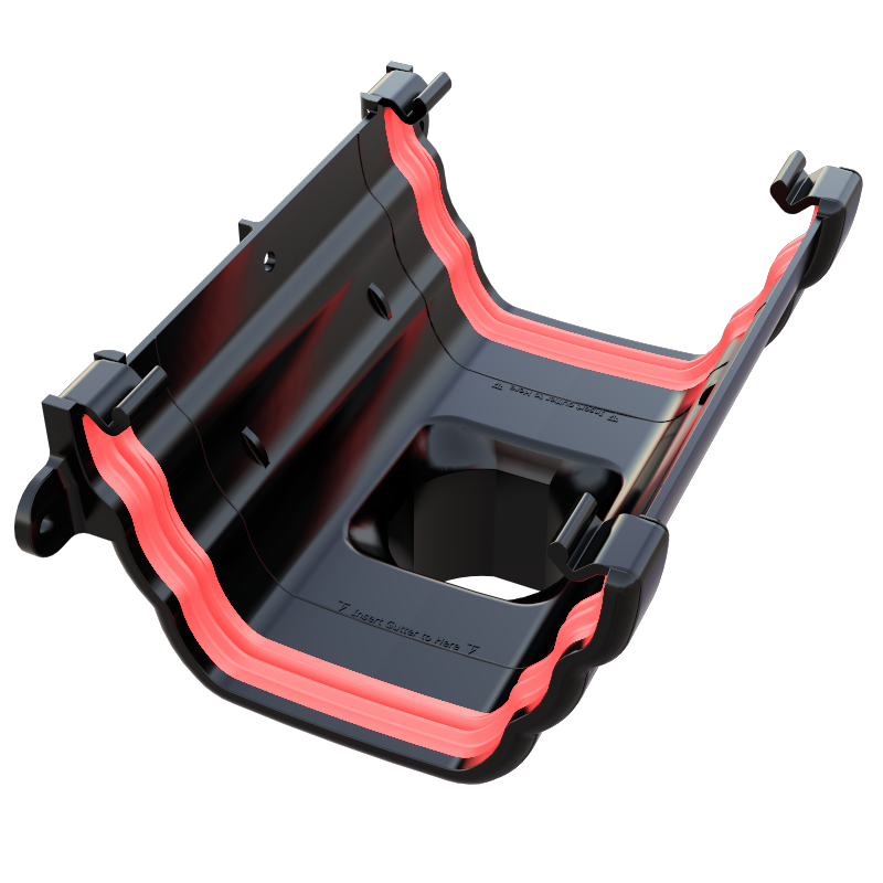 Freeflow Ogee Gutter Running Outlet