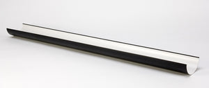 Freeflow Half Round Black Gutter 2mtr Length