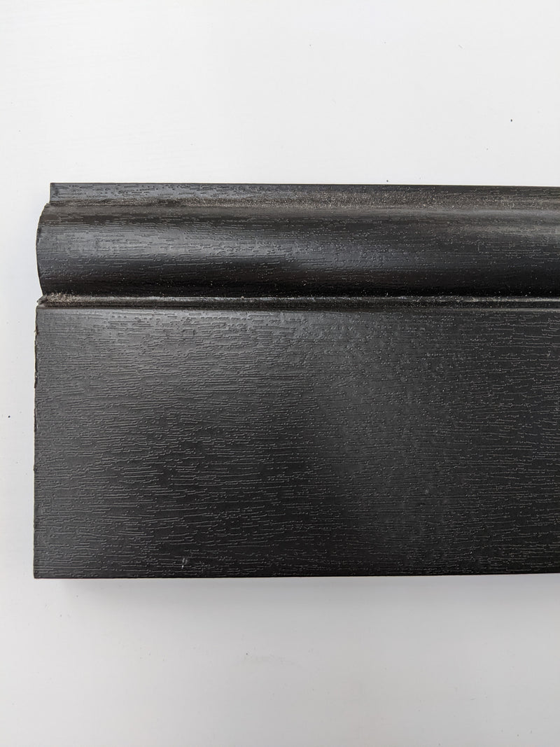 Clearance!! 100mm Ogee Skirting Black 5 metres