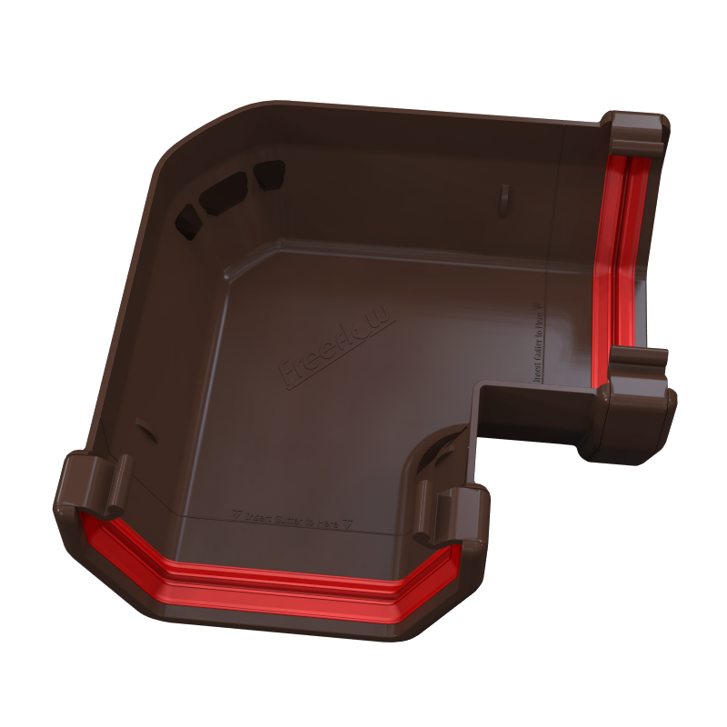 Freeflow Square Gutter External 90° Angle Corner
