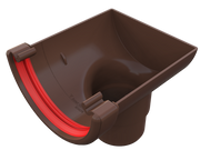 Freeflow Half Round Stop End Outlet