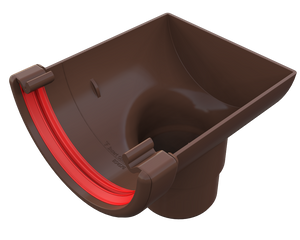Freeflow Half Round Stop End Outlet