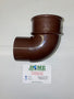 Round Pipe Bend 90 Brown - Home Improvement Supplies Ltd
