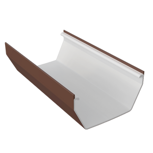 Freeflow Square Gutter 4mtrs Or 2mtrs Brown - Home Improvement Supplies Ltd
