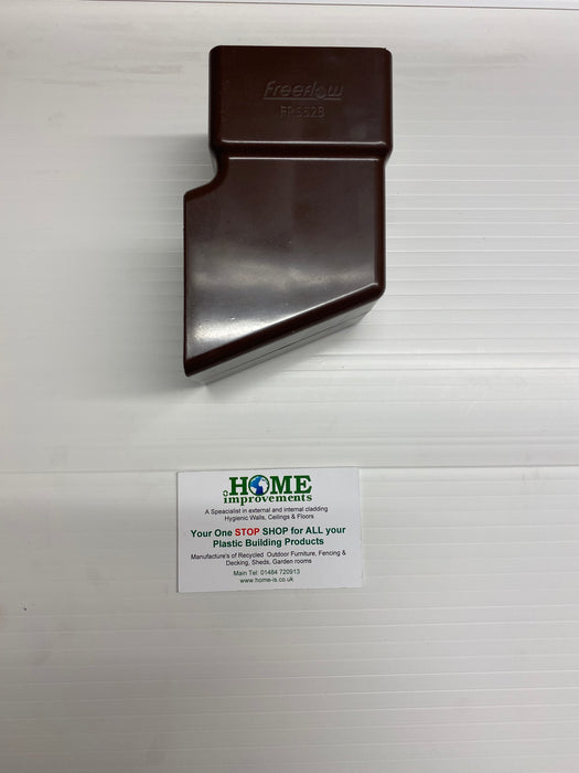 Brown Square Downpipe Shoe - Home Improvement Supplies Ltd