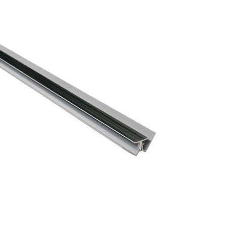 Chrome Two Part Internal Corner Trim 2.6mtrs 7-9mm
