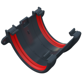 Anthracite Grey Deep Flow Gutter Union Joint