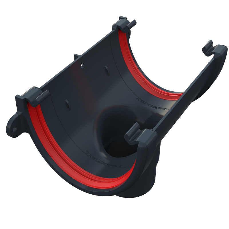 Anthracite Grey Deep Flow Running Outlet