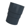 Round Pipe Socket Joint Anthracite Grey - Home Improvement Supplies Ltd