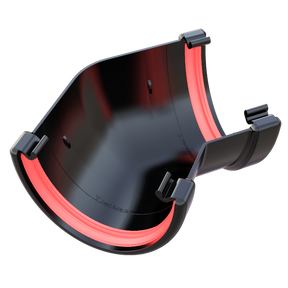 Black Deep Flow Angle 135 Degrees