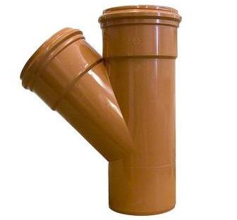 Underground Double Socket 45° Branch Junction - 110mm