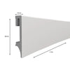 Vox Skirting Board 2.4m x 80mm White