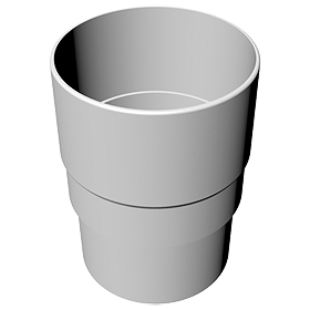 Freeflow 68mm Round Pipe Socket Joint Connector