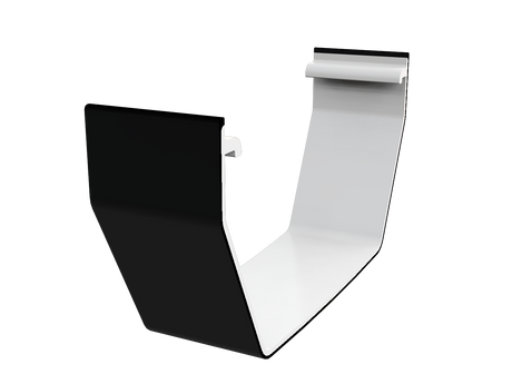 Freeflow Square Black Gutter 4mtr Length