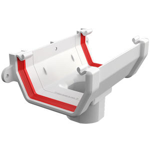 Freeflow Square Running Outlet White - Home Improvement Supplies Ltd