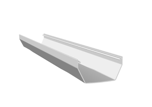 Freeflow Square Gutter 4mtrs Or 2mtrs White - Home Improvement Supplies Ltd