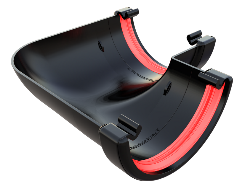 Freeflow Half Round Gutter 90° Angle Corner