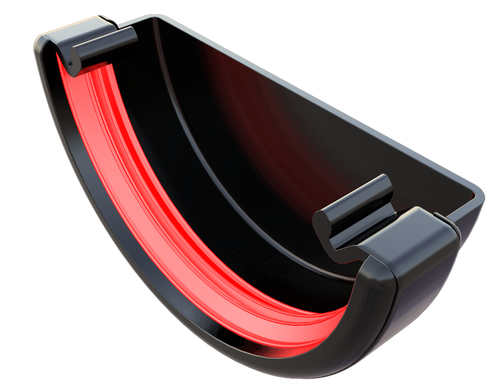Freeflow Gutter – Half Round Stop End
