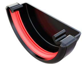 Freeflow Gutter – Half Round Stop End