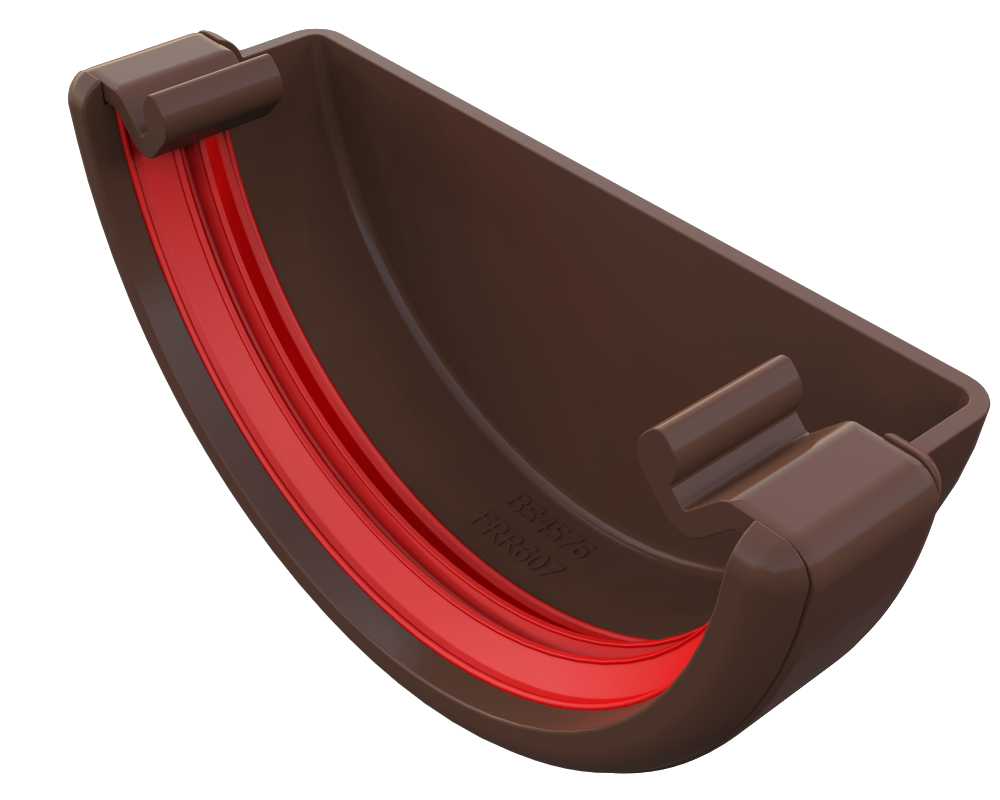 Freeflow Gutter – Half Round Stop End