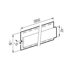 VFR Centre Joint -  Walnut