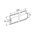 VFR Centre Jointing Trim Wall Panel Connector – Oak
