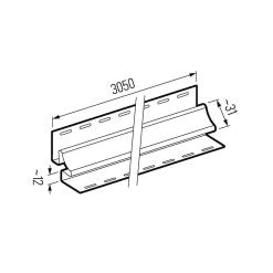 VFR Inside Internal Corner Trim - Golden Oak