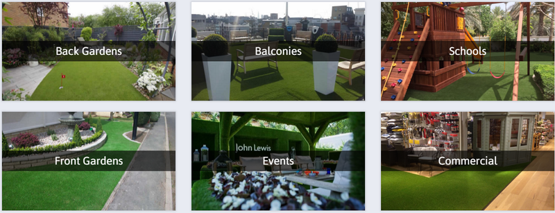 Synthetic Artificial Turf Grass (40mm Pile Height) - 5m Roll