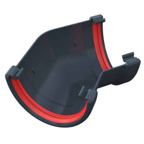 Anthracite Grey Deep Flow Gutter Angle 135 Degrees
