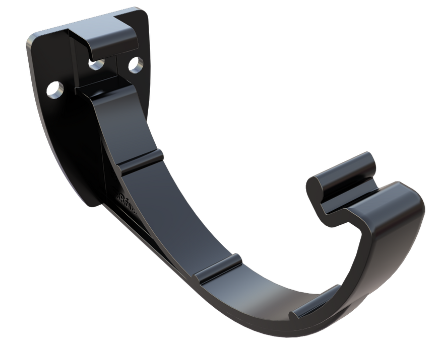 Freeflow Half Round Gutter Bracket black - Home Improvement Supplies Ltd